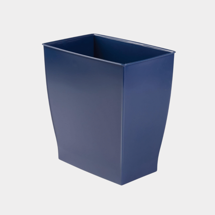 iDesign Small Bathroom Trash Can