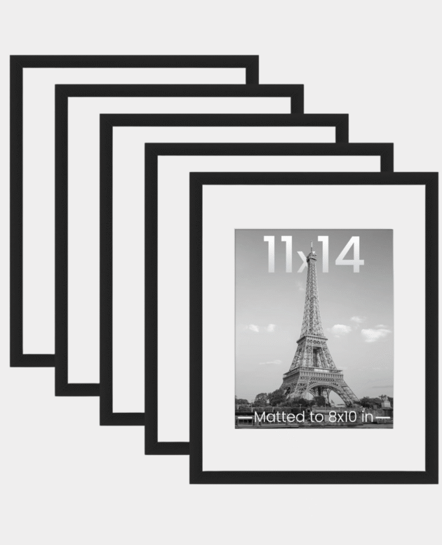 upsimples 11x14 Picture Frame Set of 5, Display Pictures